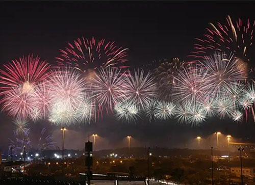 偏关县焰火晚会